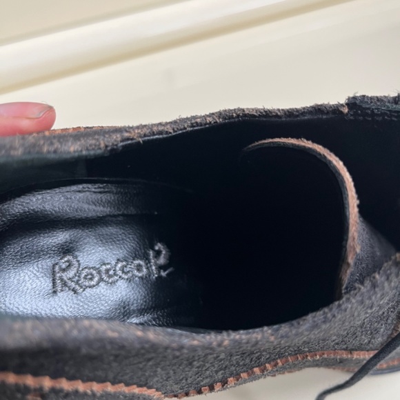 Womens Italian RoccoP leather boots size 38 - Picture 4 of 5